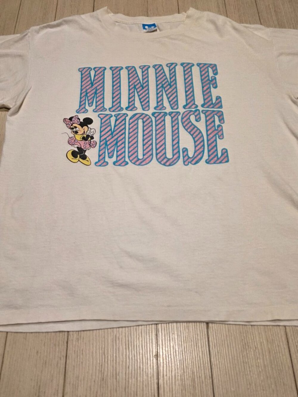 Vintage 80s Disney Character Fashions Minnie Mouse Single Stitch T Shirt | XL